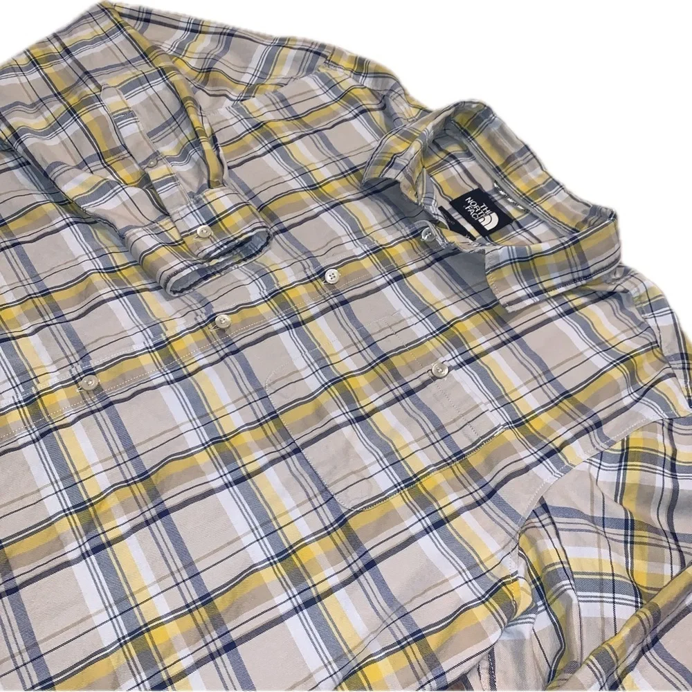 The North Face Men’s Plaid Button Down Collared Lumberjack Shirt Size XL